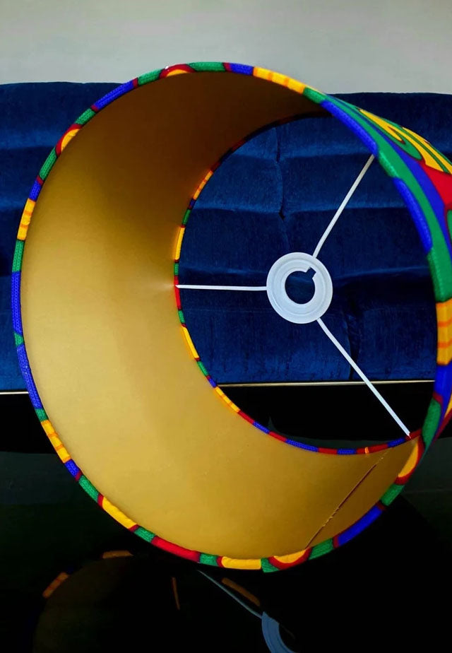 Colour Blast - Handmade pendent drum lampshades
