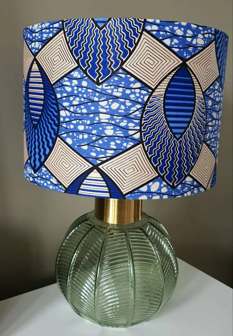 Luxury Ice - Handmade pendent drum lampshades