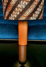 Chocolate - Handmade pendent drum lampshades