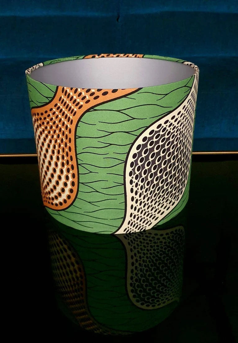 Sea Moss - Handmade pendent drum lampshades