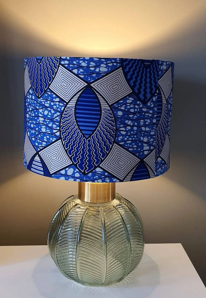 Luxury Ice - Handmade pendent drum lampshades