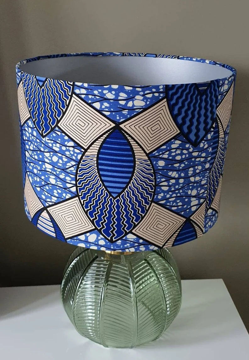 Luxury Ice - Handmade pendent drum lampshades