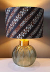 Chocolate - Handmade pendent drum lampshades