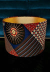 Earth - Handmade pendent drum lampshades