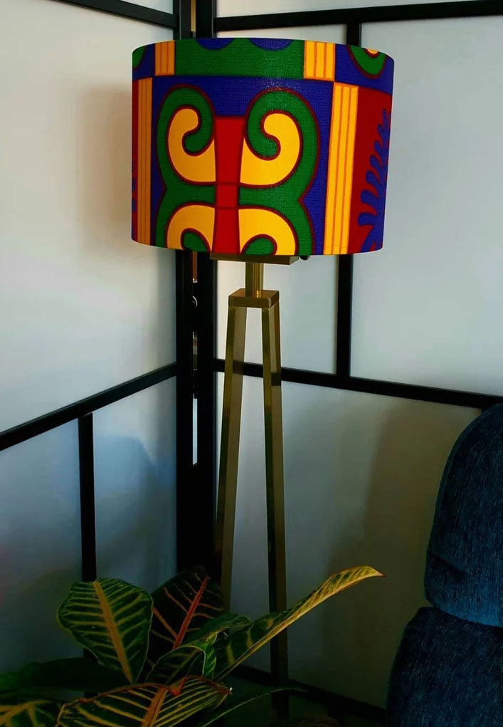 Colour Blast - Handmade pendent drum lampshades