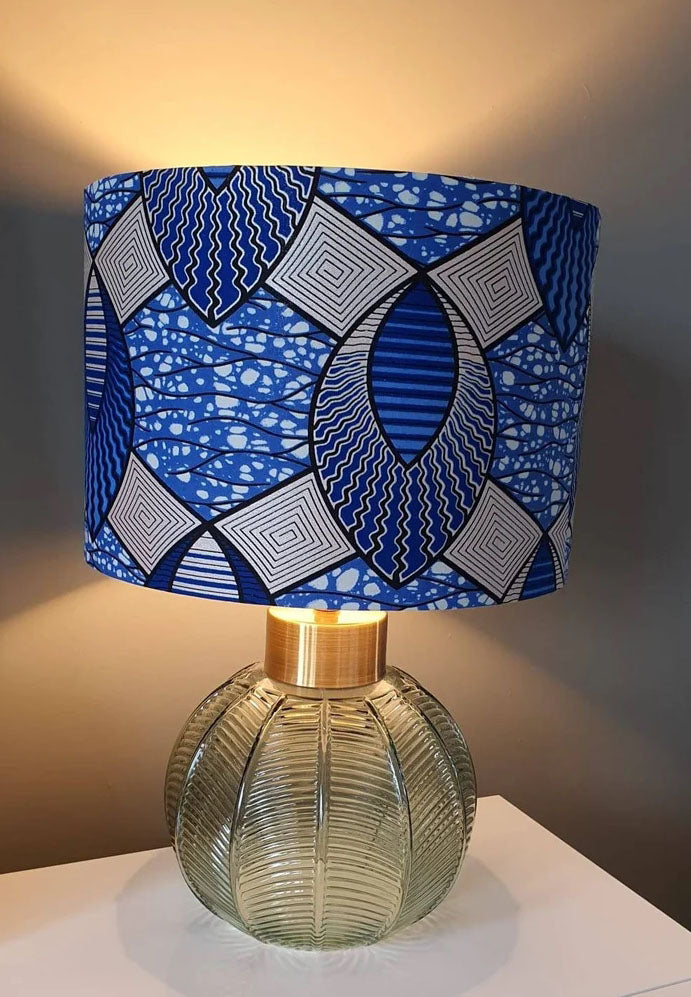 Luxury Ice - Handmade pendent drum lampshades
